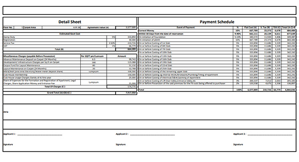 VTP Thergaon Costing Plan